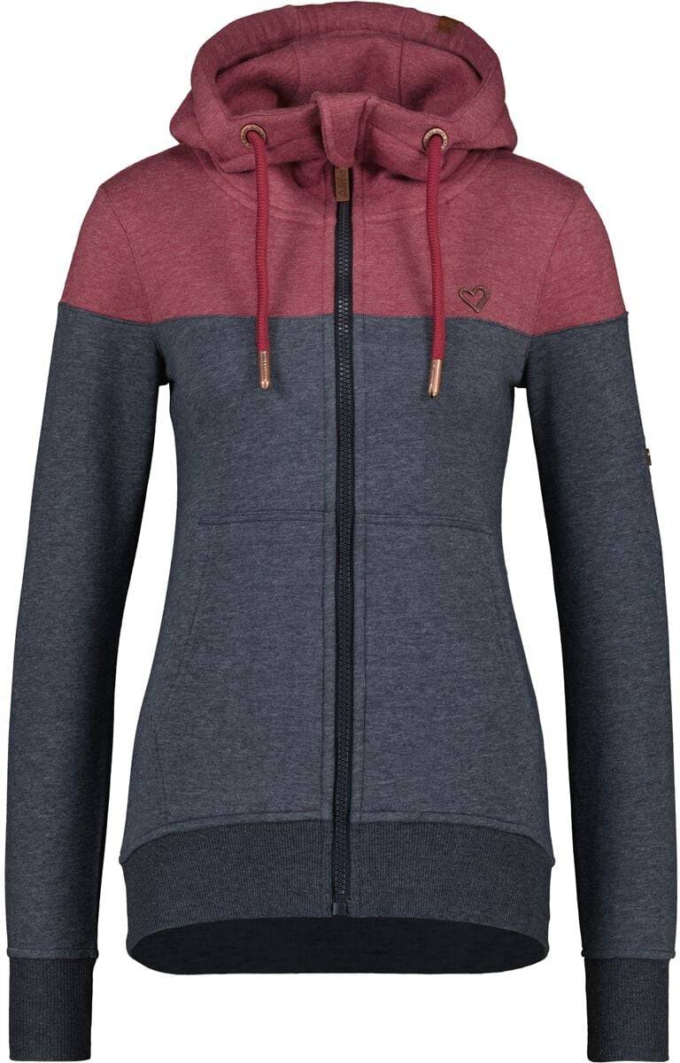 EMP "PalinaAK A Hooded Sweat Jacket" Kapuzenjacke rot von Alife and Kickin