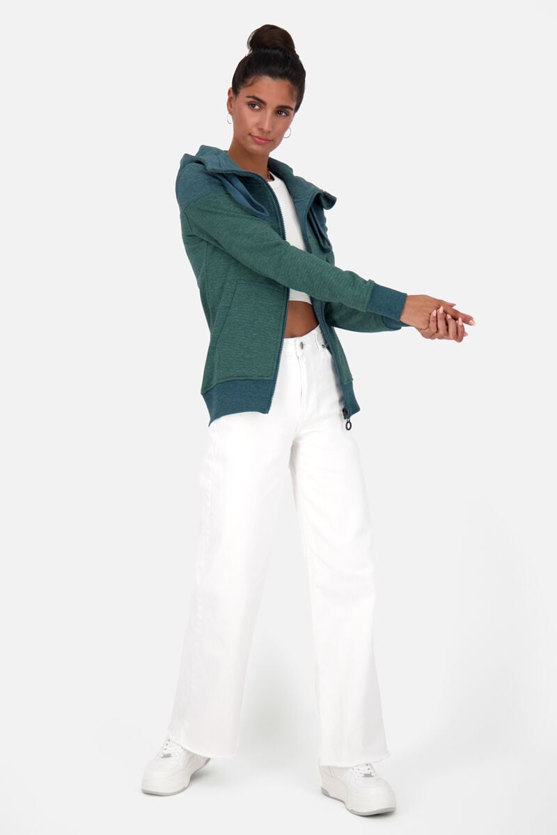 EMP "PalinaAK Z Hooded Sweat Jacket" Kapuzenjacke Blau Von Alife And Kickin