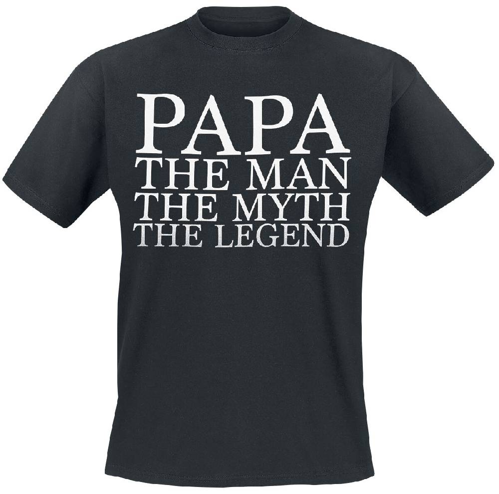EMP "Papa - The Man" T-Shirt schwarz von Familie & Freunde