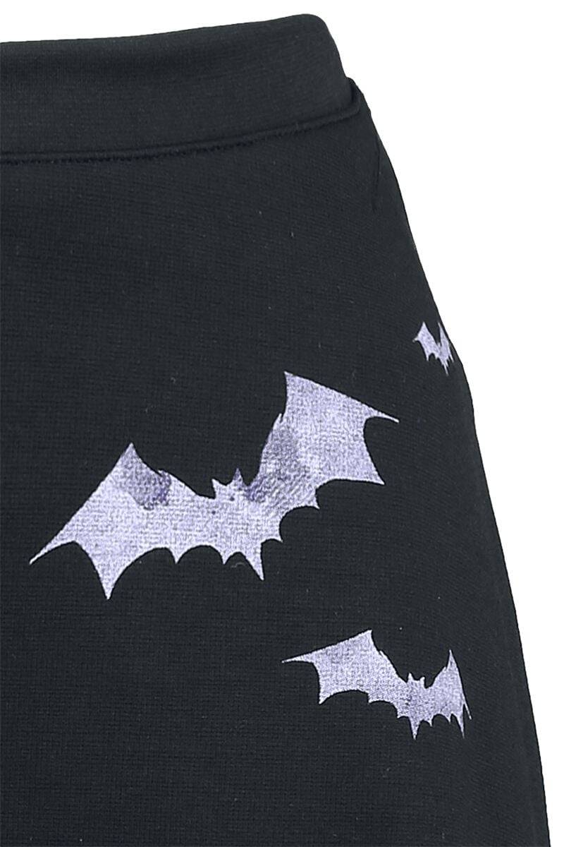 EMP "Pastel Bats" Kurzer Rock Schwarz Von Outer Vision