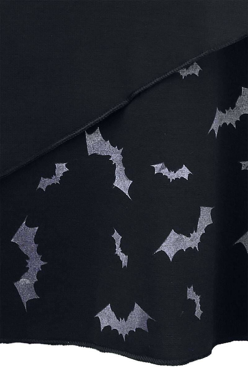 EMP "Pastel Bats" Kurzer Rock Schwarz Von Outer Vision