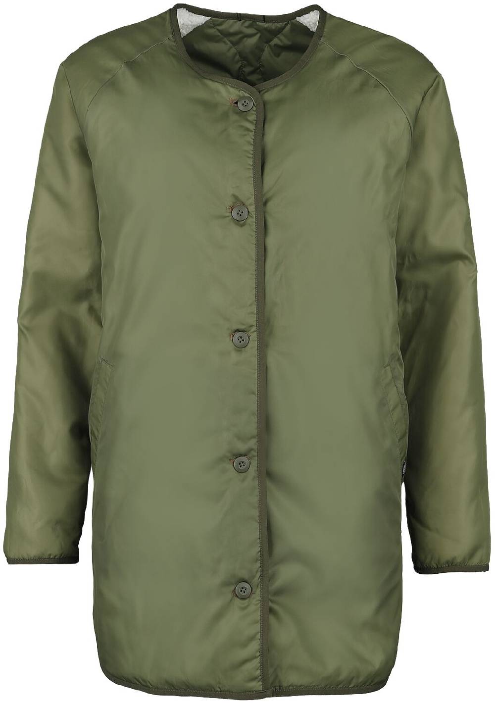 EMP "Peake Quilted Liner Coat Amusement 66" Mantel Oliv Von Vans