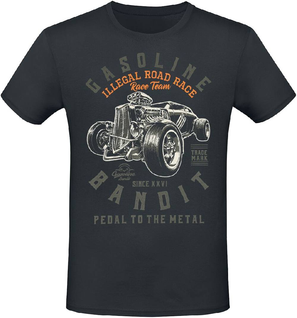 EMP "Pedal To The Metal" T-Shirt schwarz von Gasoline Bandit