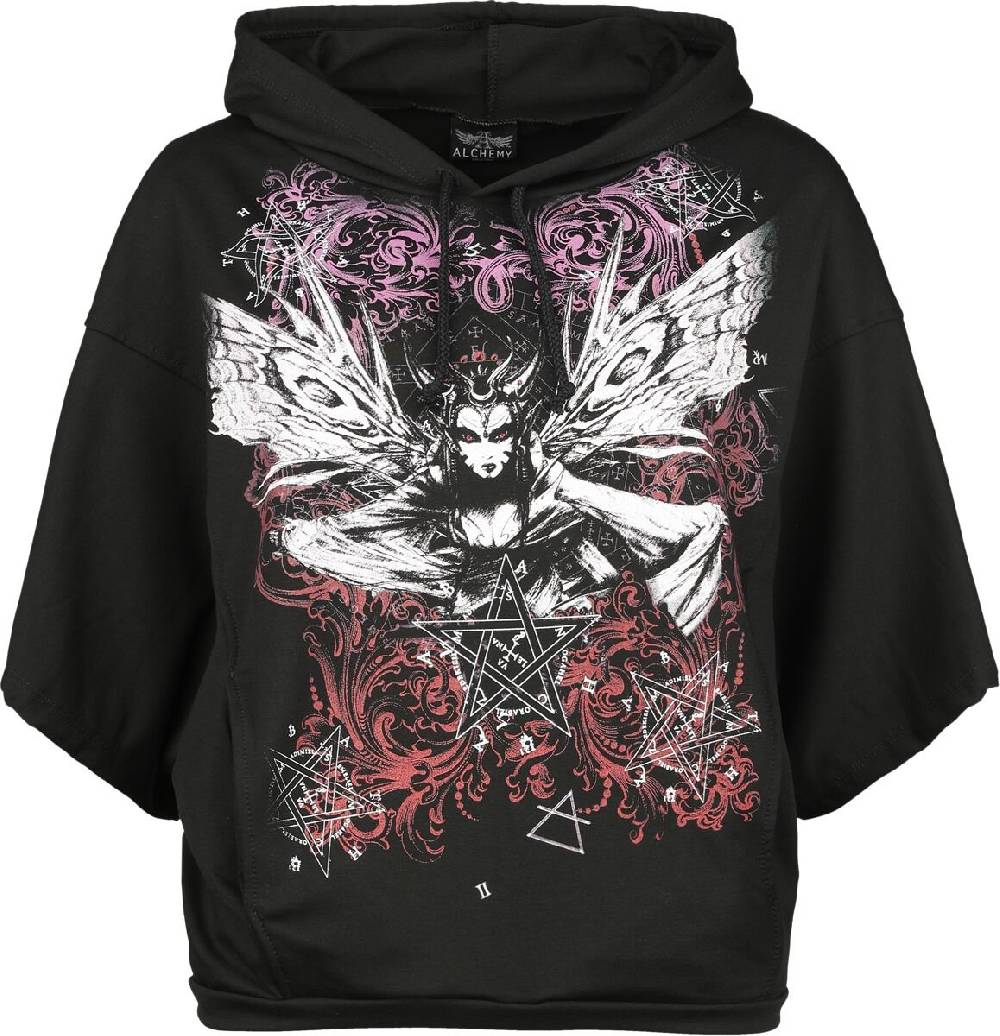 EMP "Pelham" Kapuzenpullover schwarz von Alchemy England