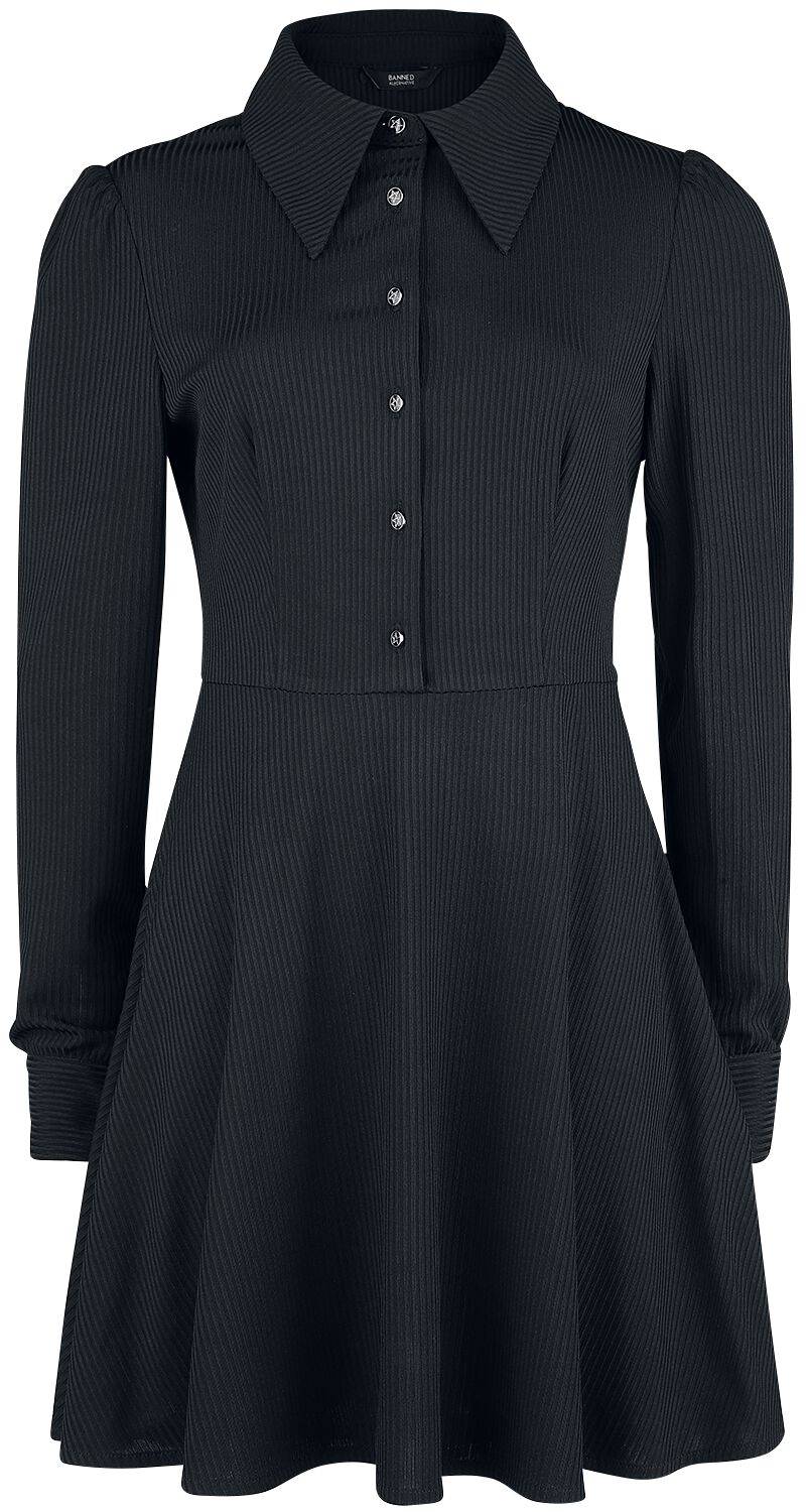 EMP "Pentacle Dress" Kurzes Kleid schwarz von Banned Alternative