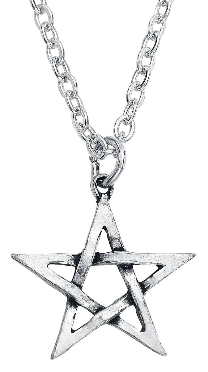 EMP "Pentagram" Halskette silberfarben von Alchemy Gothic