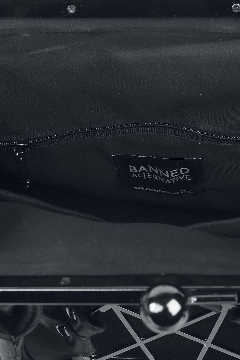 EMP "Pentagram" Handtasche Schwarz Von Banned Alternative