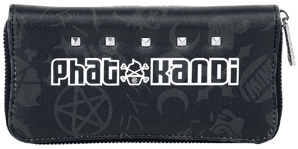 EMP "Phat Kandi X Black Blood by Gothicana" Geldbörse schwarz/weiß von Black Blood by Gothicana