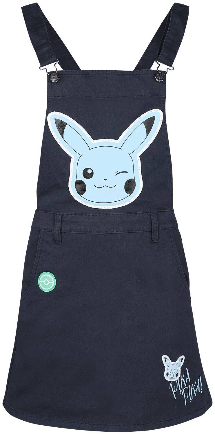 EMP "Pikachu - Pika, Pika!" Kurzes Kleid dunkelblau von Pokémon