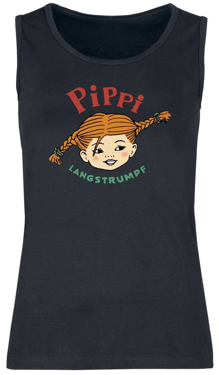 EMP "Pippi Langstrumpf" Tank-Top schwarz von Pippi Langstrumpf