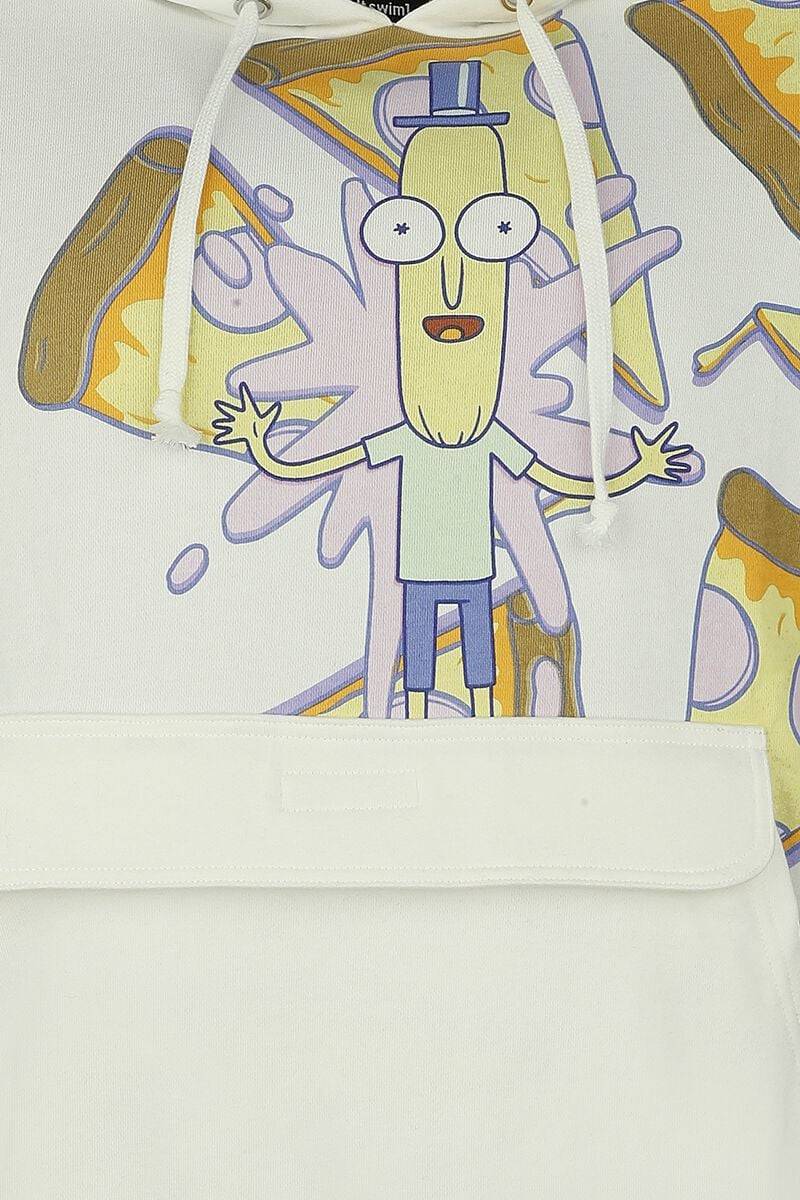 EMP "Pizza Party" Kapuzenpullover Weiß Von Rick And Morty
