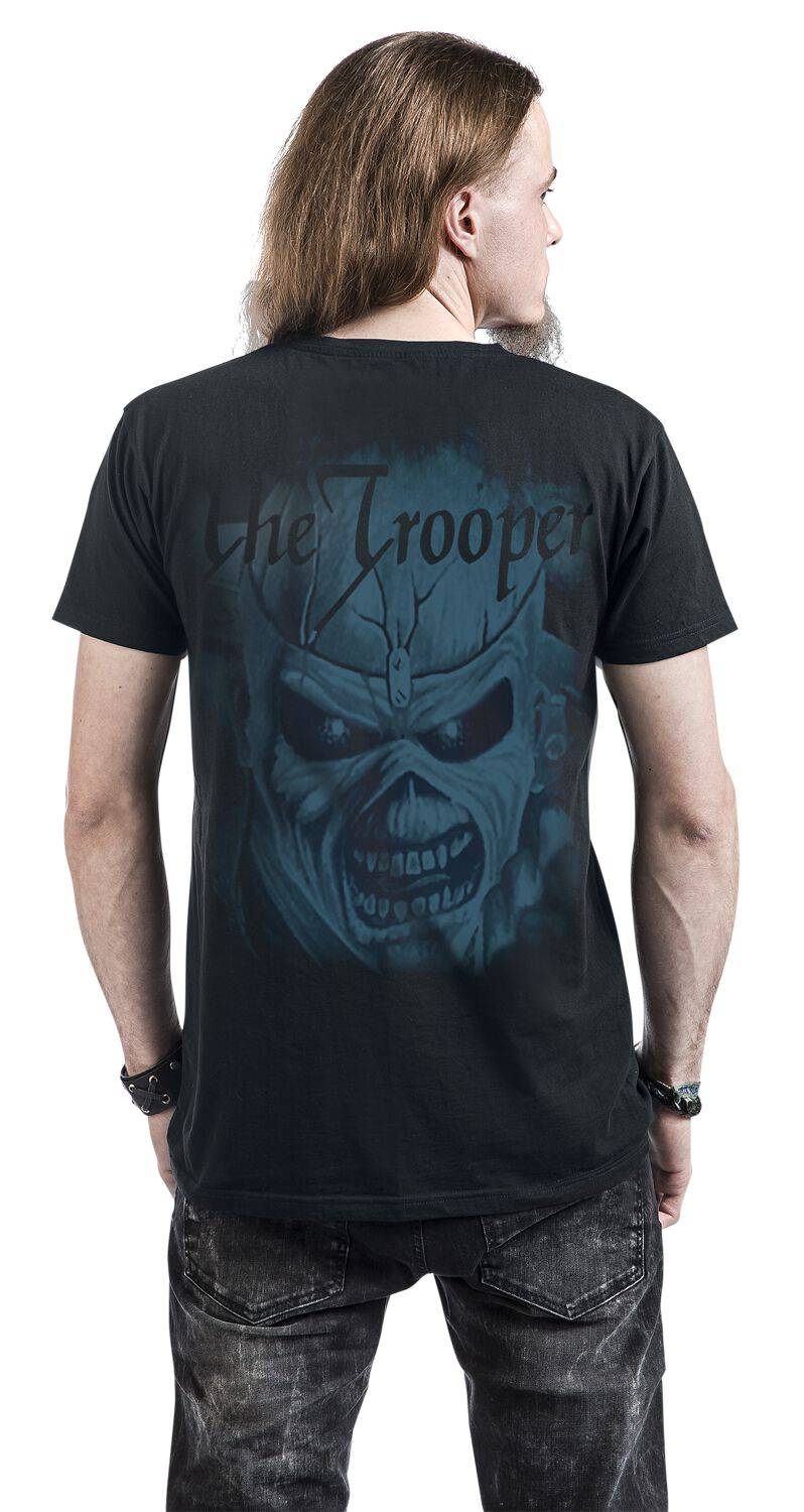 EMP "POM Trooper Eddie Large Eyes" T-Shirt Schwarz Von Iron Maiden