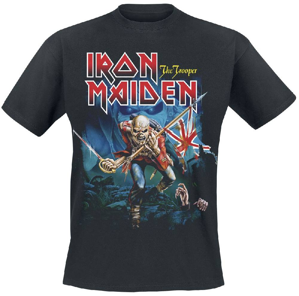 EMP "POM Trooper Eddie Large Eyes" T-Shirt schwarz von Iron Maiden