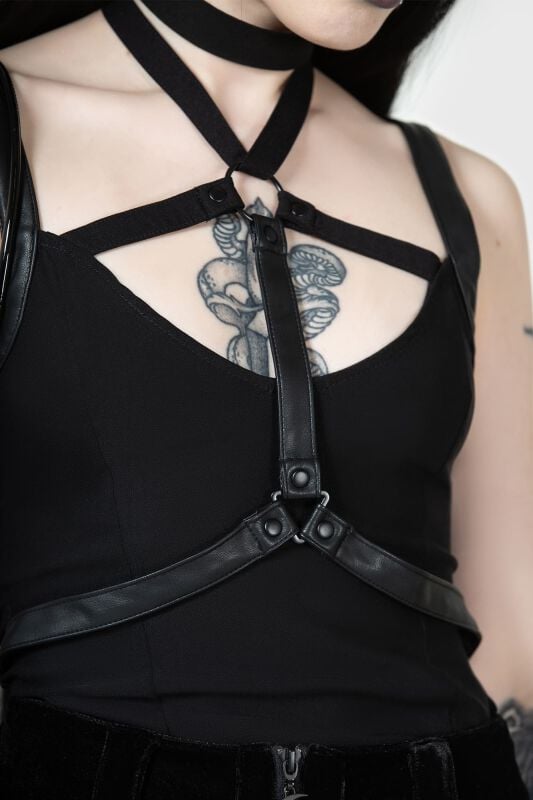 EMP "Power Surge Top" Top Schwarz Von KIHILIST By KILLSTAR