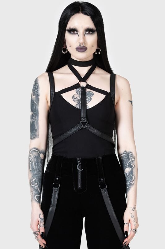 EMP "Power Surge Top" Top schwarz von KIHILIST by KILLSTAR