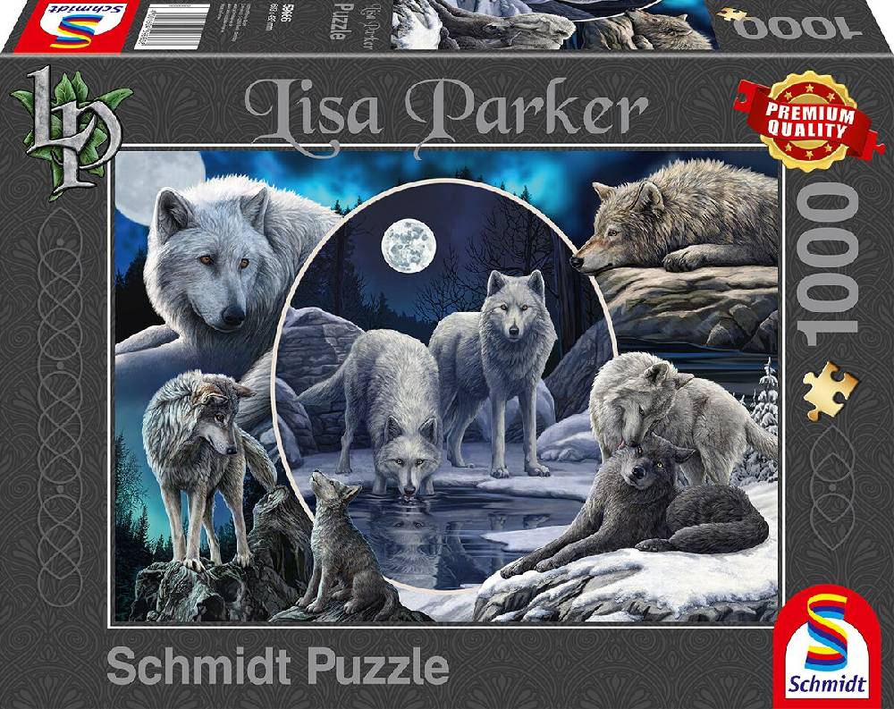 EMP "Prächtige Wölfe Puzzle" Puzzle multicolor von Lisa Parker