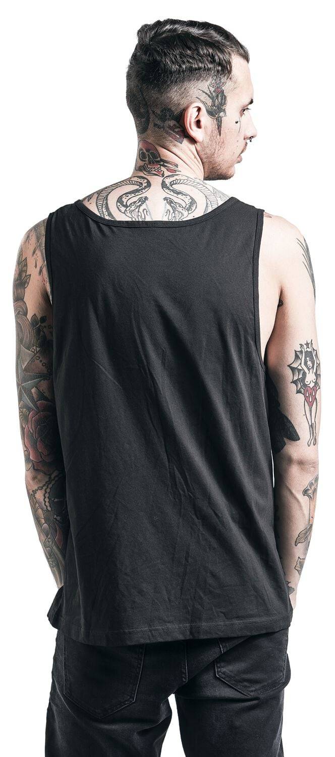 EMP "Praying Hands" Tank-Top Schwarz Von Black Blood By Gothicana