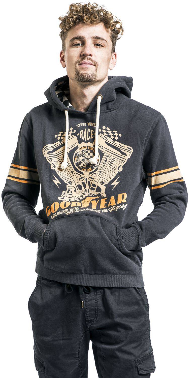 EMP "Princeton" Kapuzenpullover Dunkelgrau Von GoodYear
