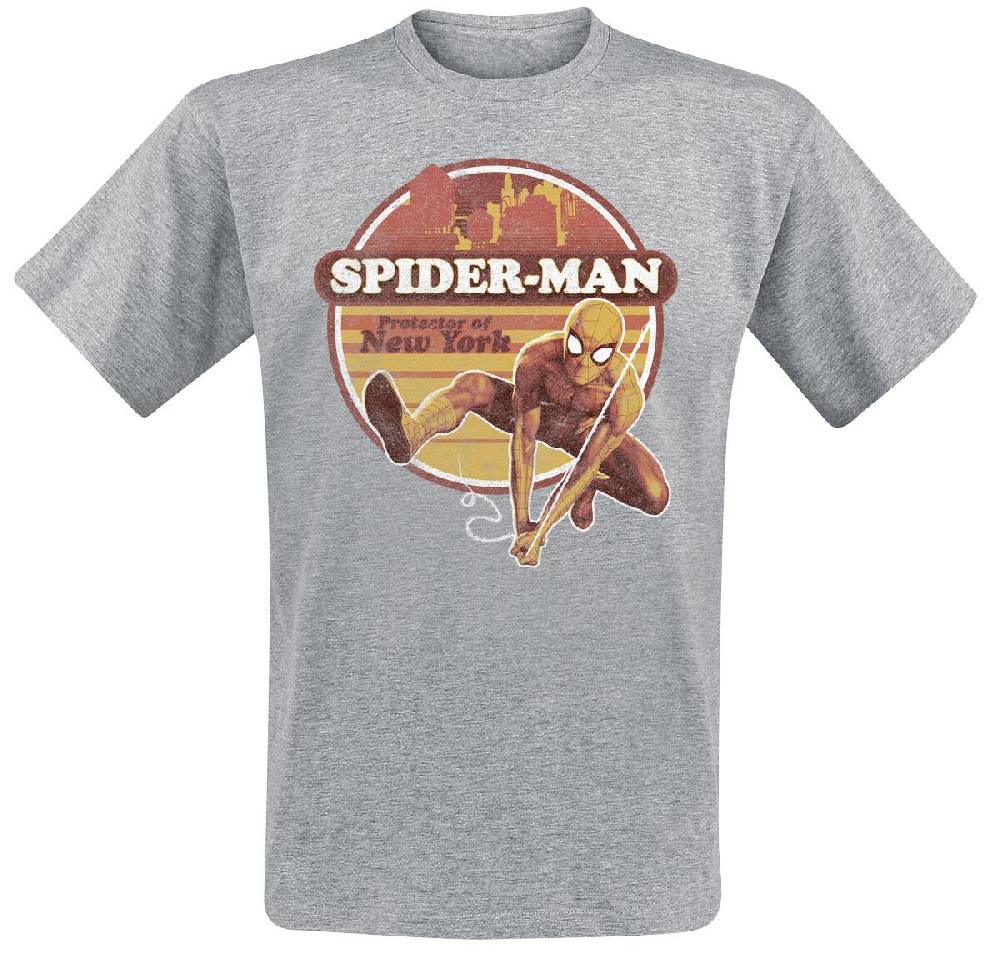 EMP "Protector Of New York" T-Shirt grau von Spider-Man