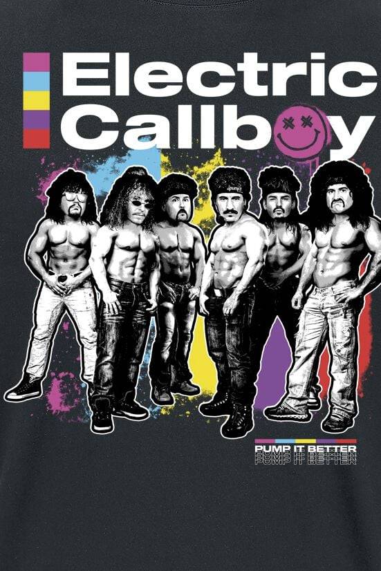 EMP "Pump It Better" T-Shirt Schwarz Von Electric Callboy