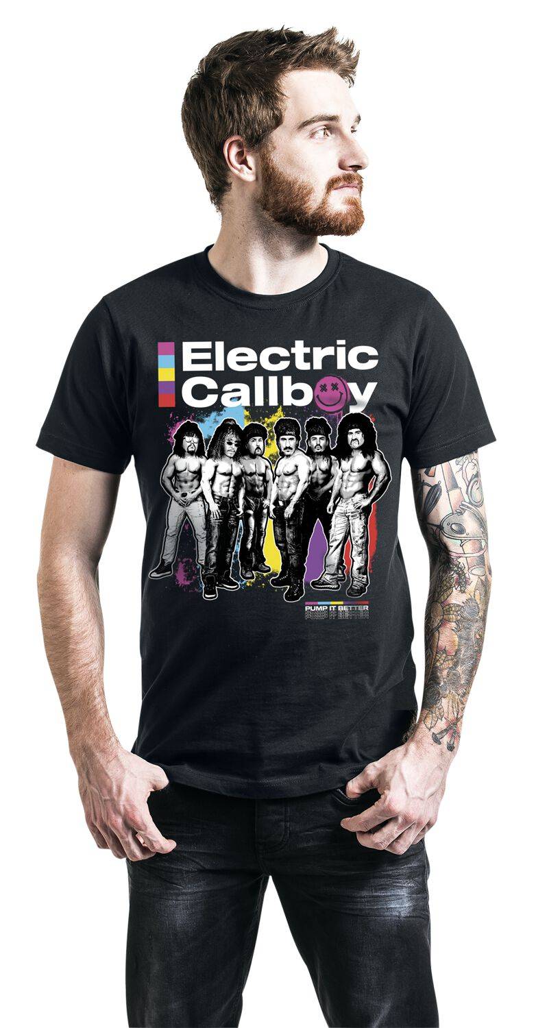 EMP "Pump It Better" T-Shirt Schwarz Von Electric Callboy