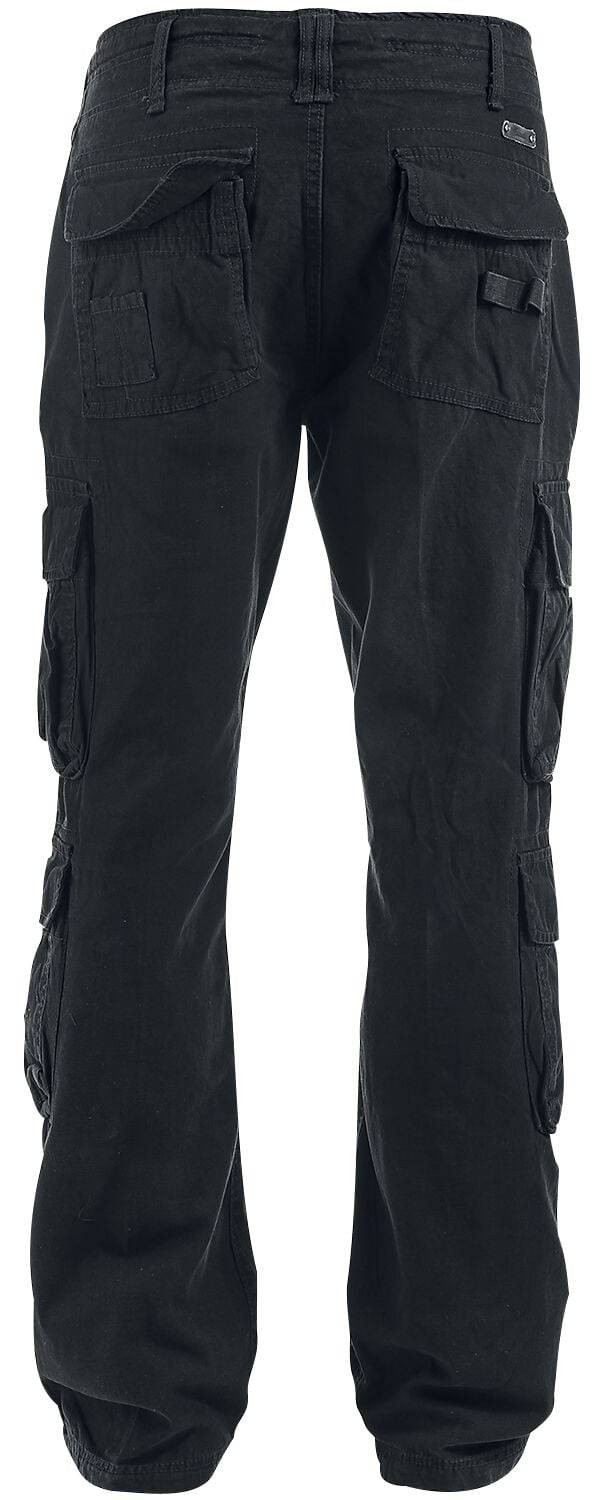 EMP "Pure Vintage Trousers" Cargohose Schwarz Von Brandit