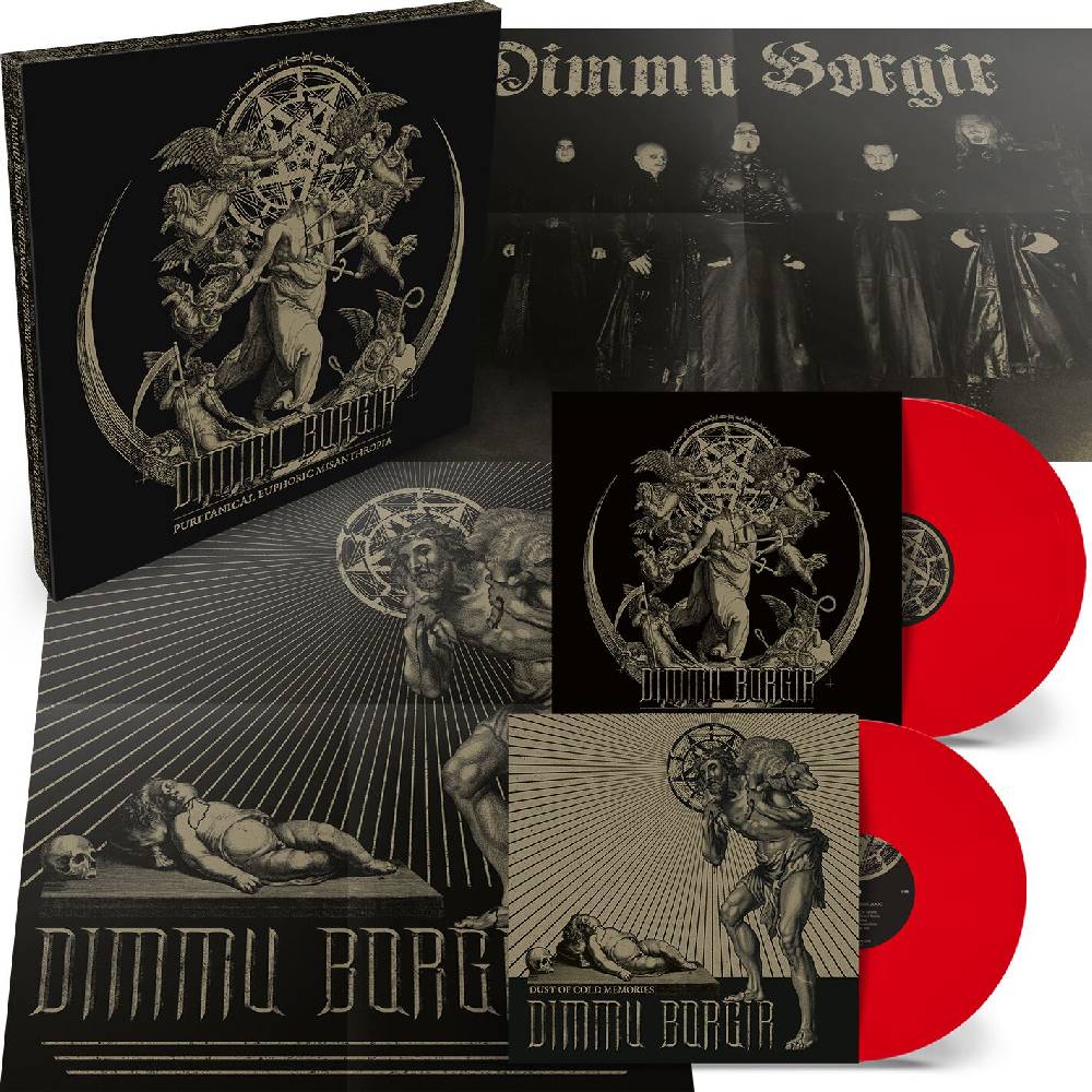 EMP "Puritanical euphoric misanthropia" LP rot von Dimmu Borgir