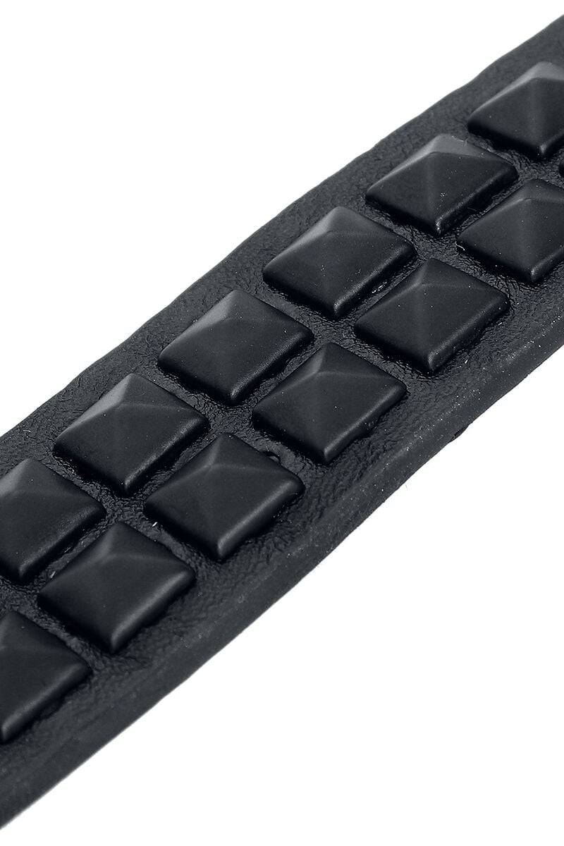 EMP "Pyramid Rivets" Nietenarmband Schwarz Von Rock Rebel By EMP