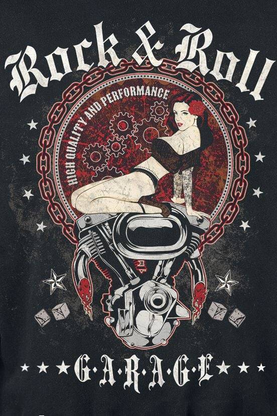 EMP "R'n'R Garage" Sweatshirt Schwarz Von R'n'R Garage