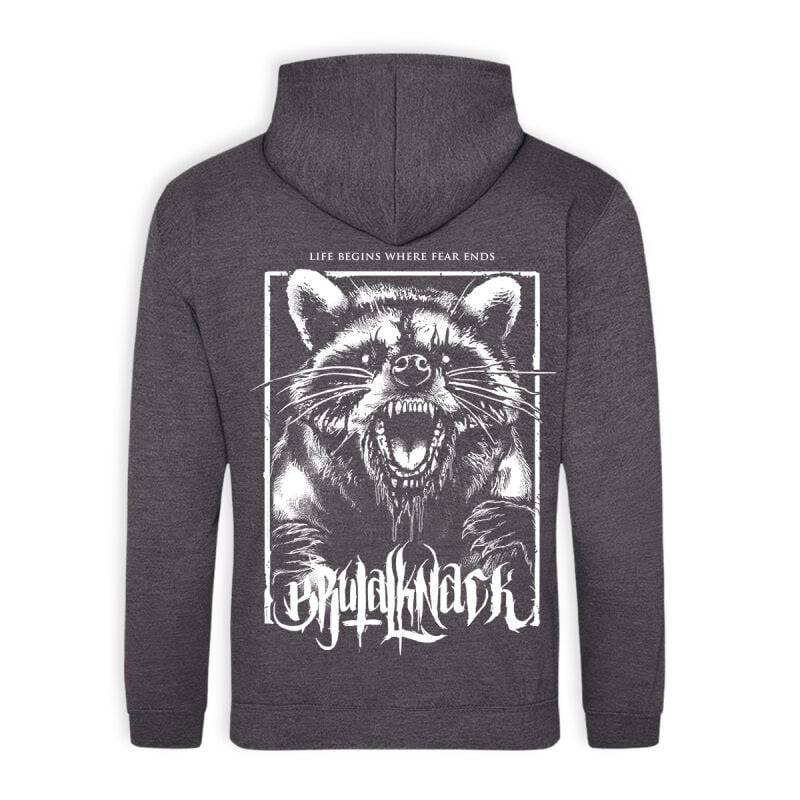 EMP "Racoon Hoodie" Kapuzenpullover Anthrazit Von Brutal Knack