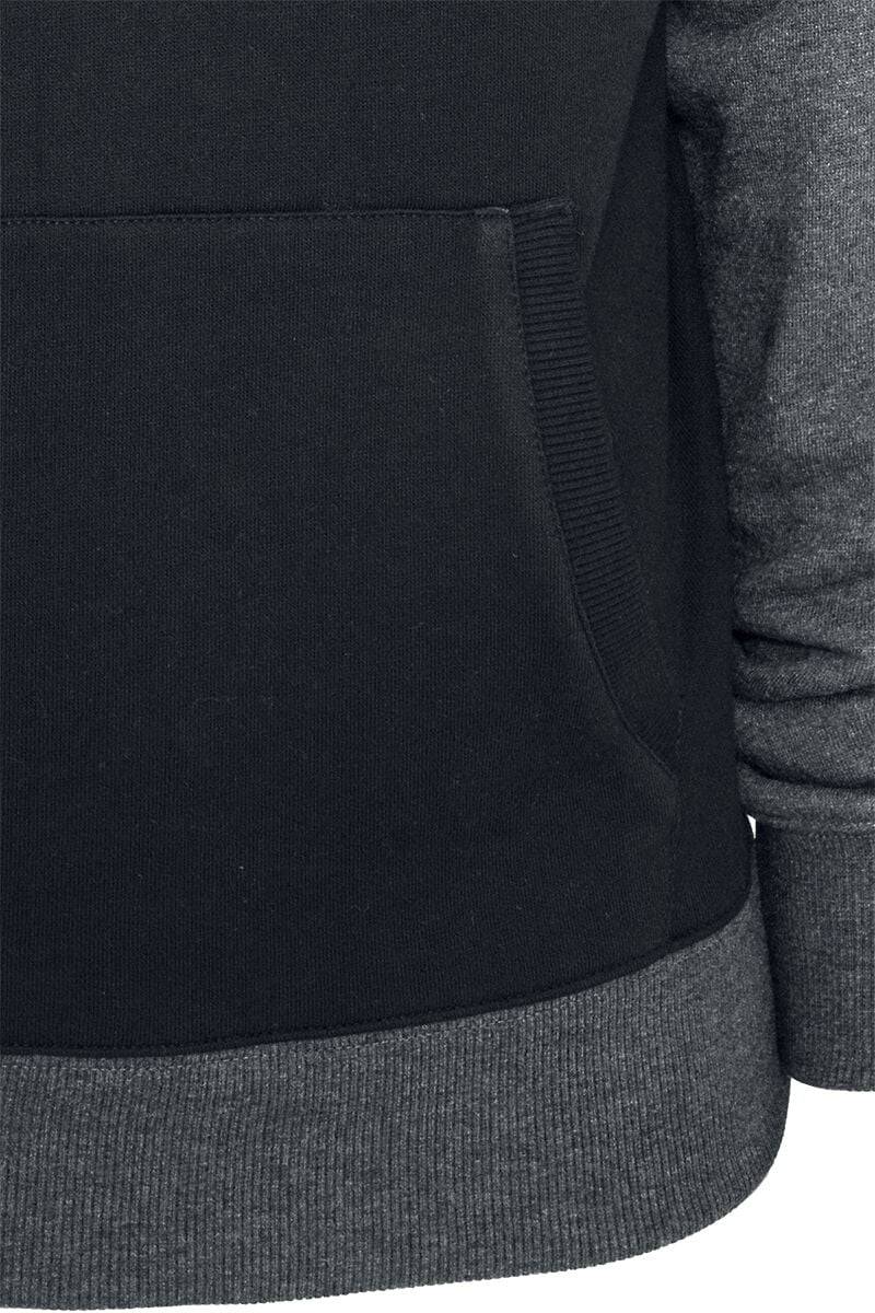 EMP "Raglan Contrast Hoody" Kapuzenpullover Schwarz/charcoal Von Urban Classics