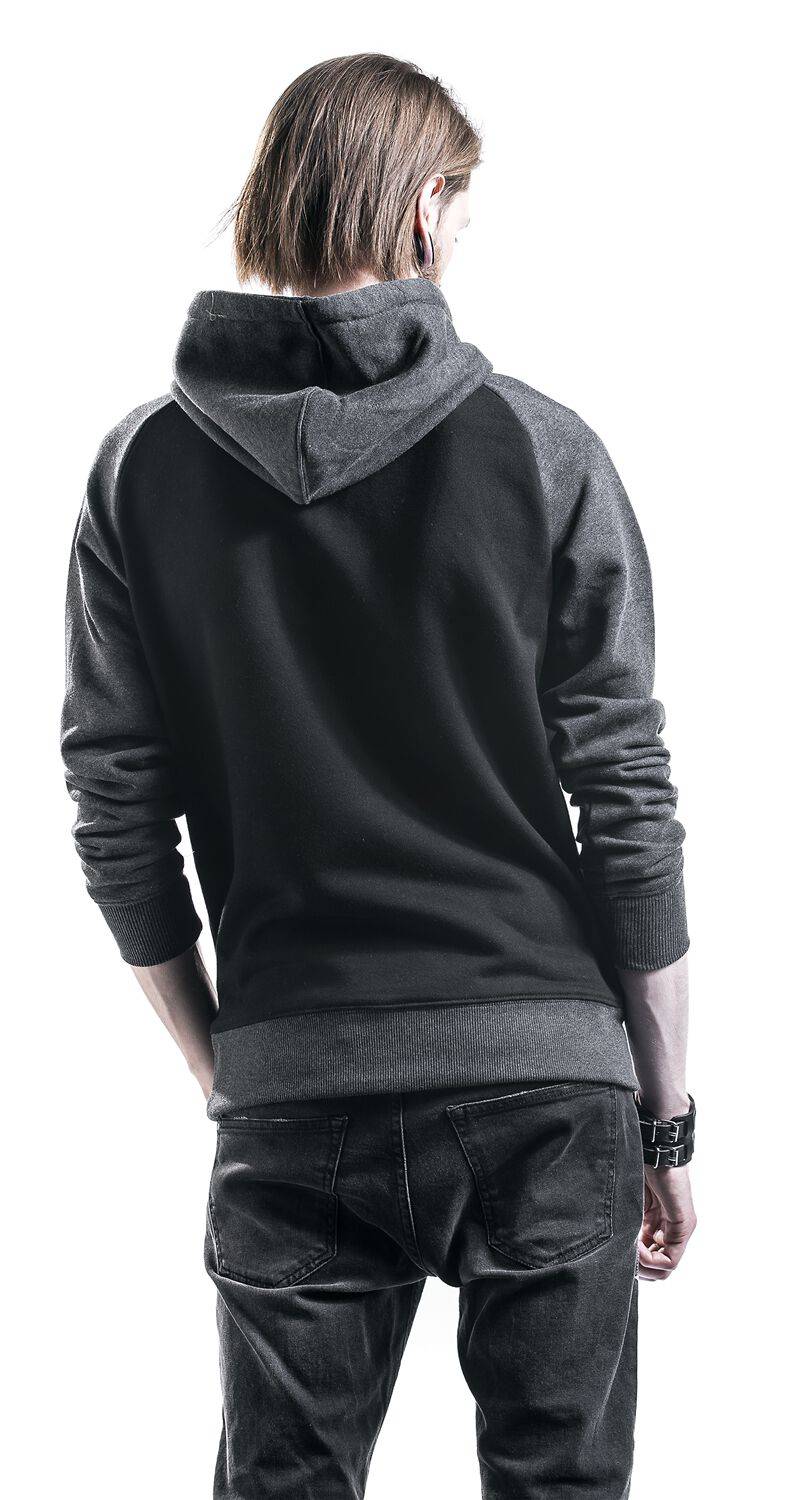 EMP "Raglan Contrast Hoody" Kapuzenpullover Schwarz/charcoal Von Urban Classics