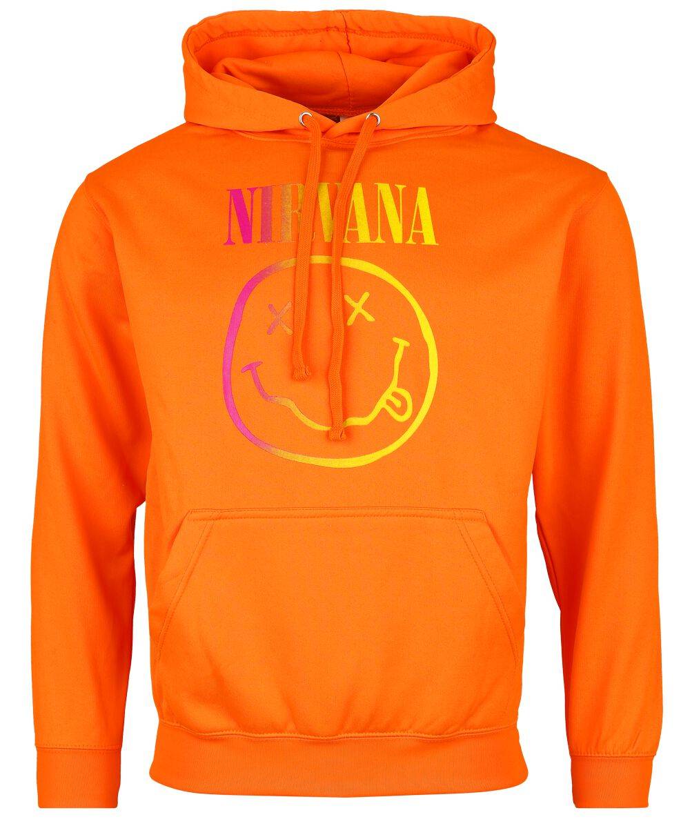 EMP "Rainbow Logo" Kapuzenpullover orange von Nirvana