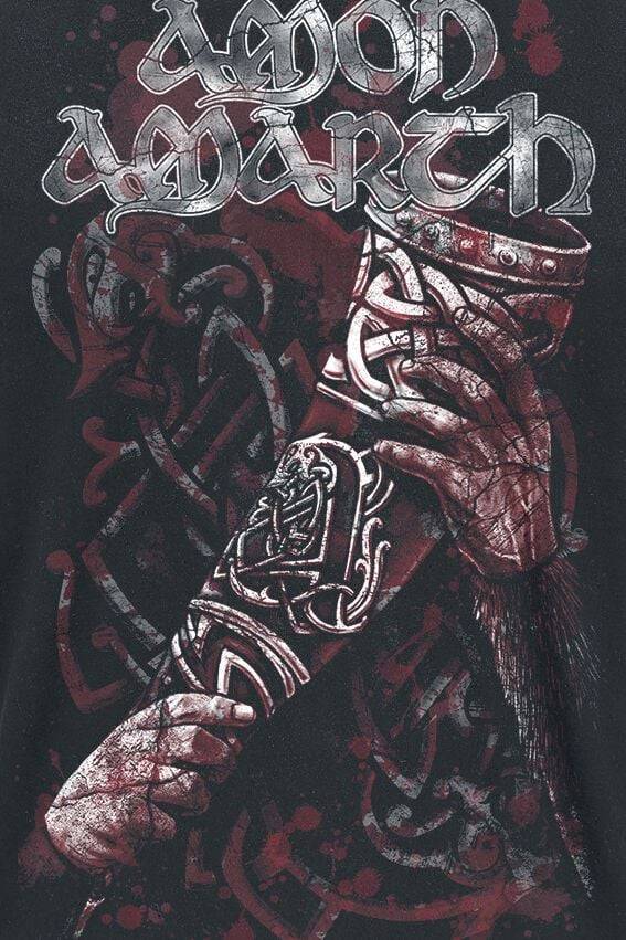 EMP "Raise Your Horns" T-Shirt Schwarz Von Amon Amarth