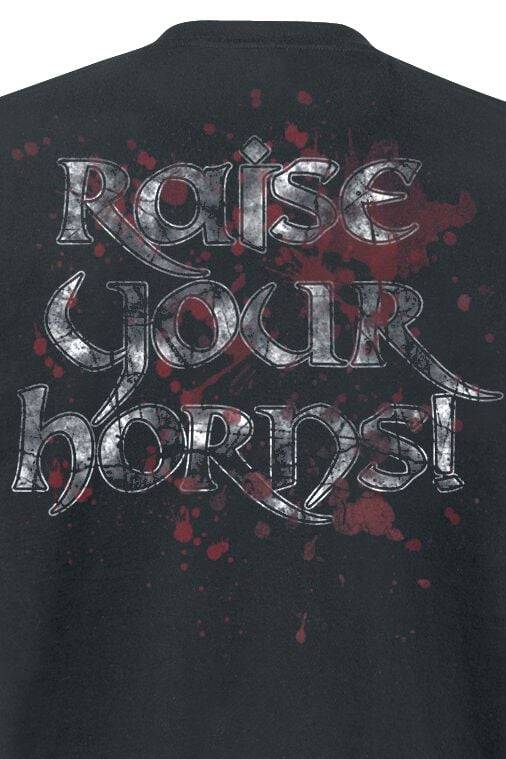 EMP "Raise Your Horns" T-Shirt Schwarz Von Amon Amarth