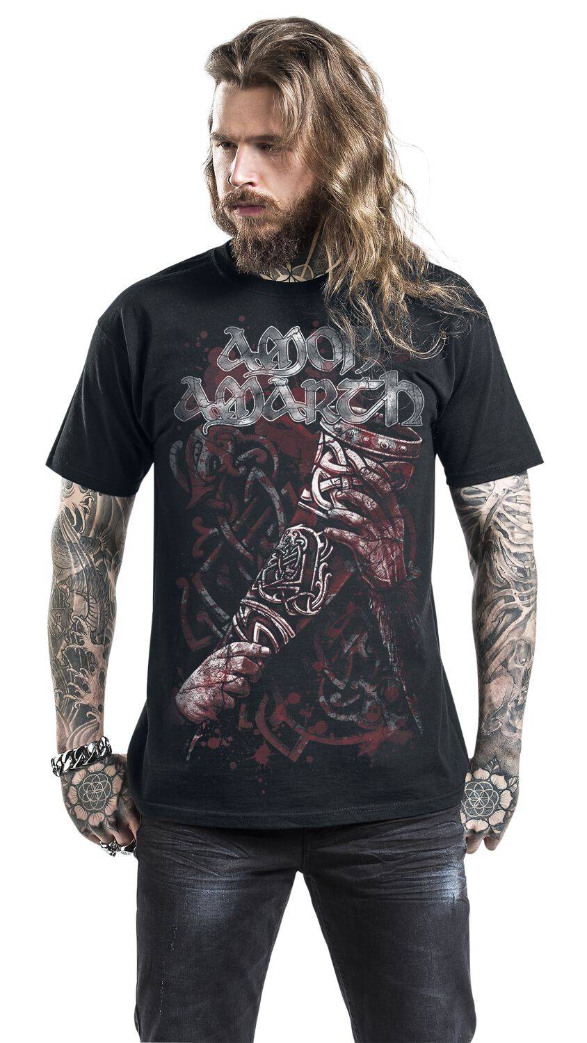 EMP "Raise Your Horns" T-Shirt Schwarz Von Amon Amarth