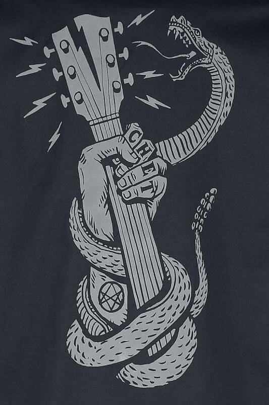 EMP "Rattlesnake Bowling Shirt" Kurzarmhemd Schwarz/grau Von Chet Rock