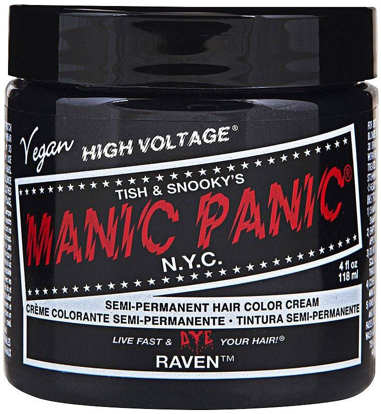EMP "Raven Black - Classic" Haar-Farben schwarz von Manic Panic