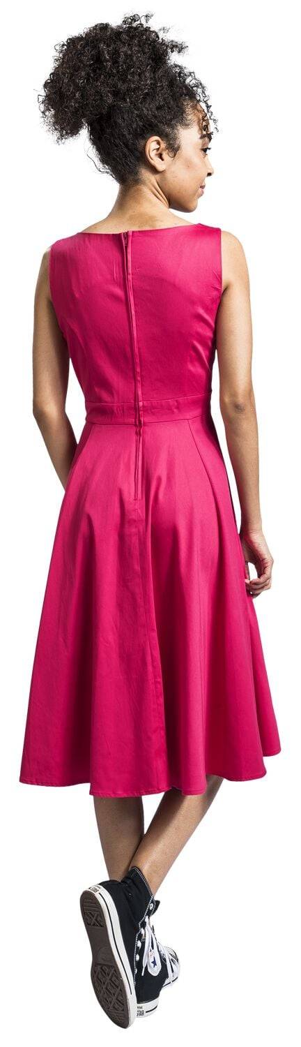 EMP "Ravishing Swing Dress" Mittellanges Kleid Pink Von H&R London