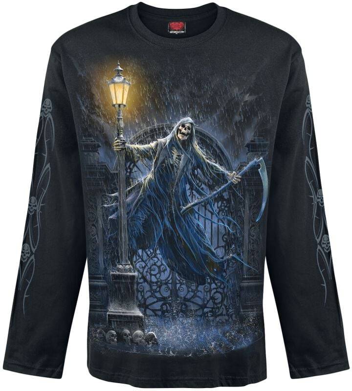 EMP "Reaping in the rain" Langarmshirt schwarz von Spiral
