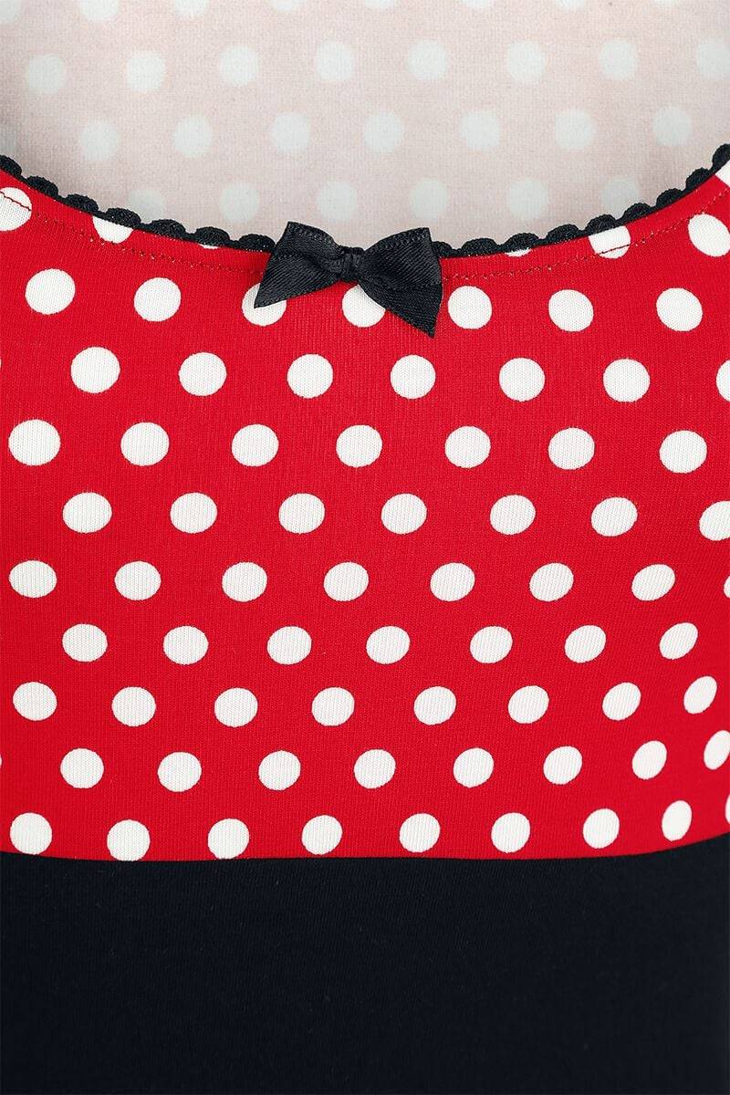EMP "Red Dots Basic Shirt" T-Shirt Schwarz/rot Von Pussy Deluxe