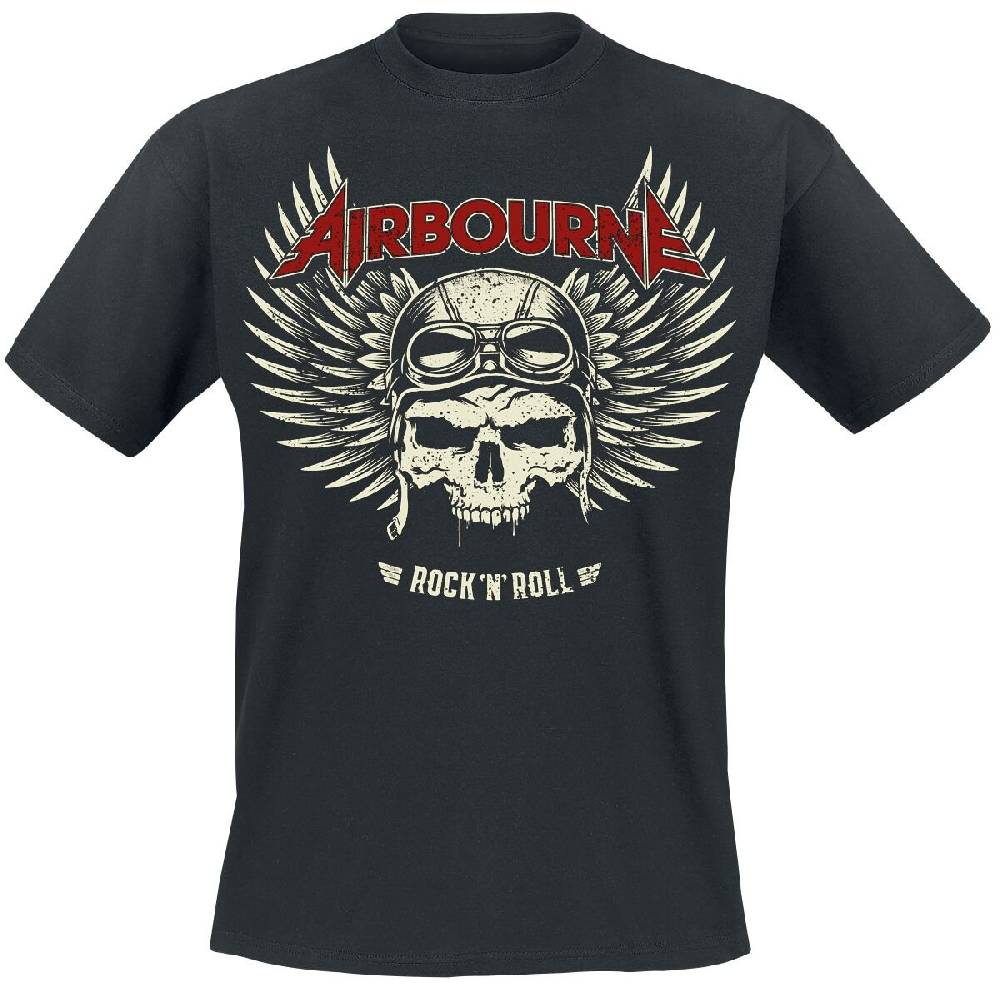 EMP "Red Logo Mono Scorch" T-Shirt schwarz von Airbourne