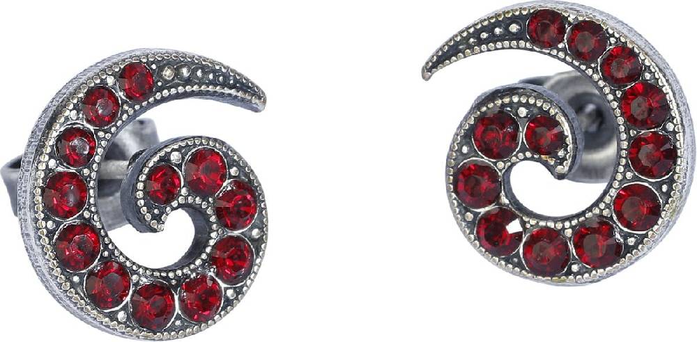 EMP "Red Soul" Ohrstecker-Set silberfarben von Krikor