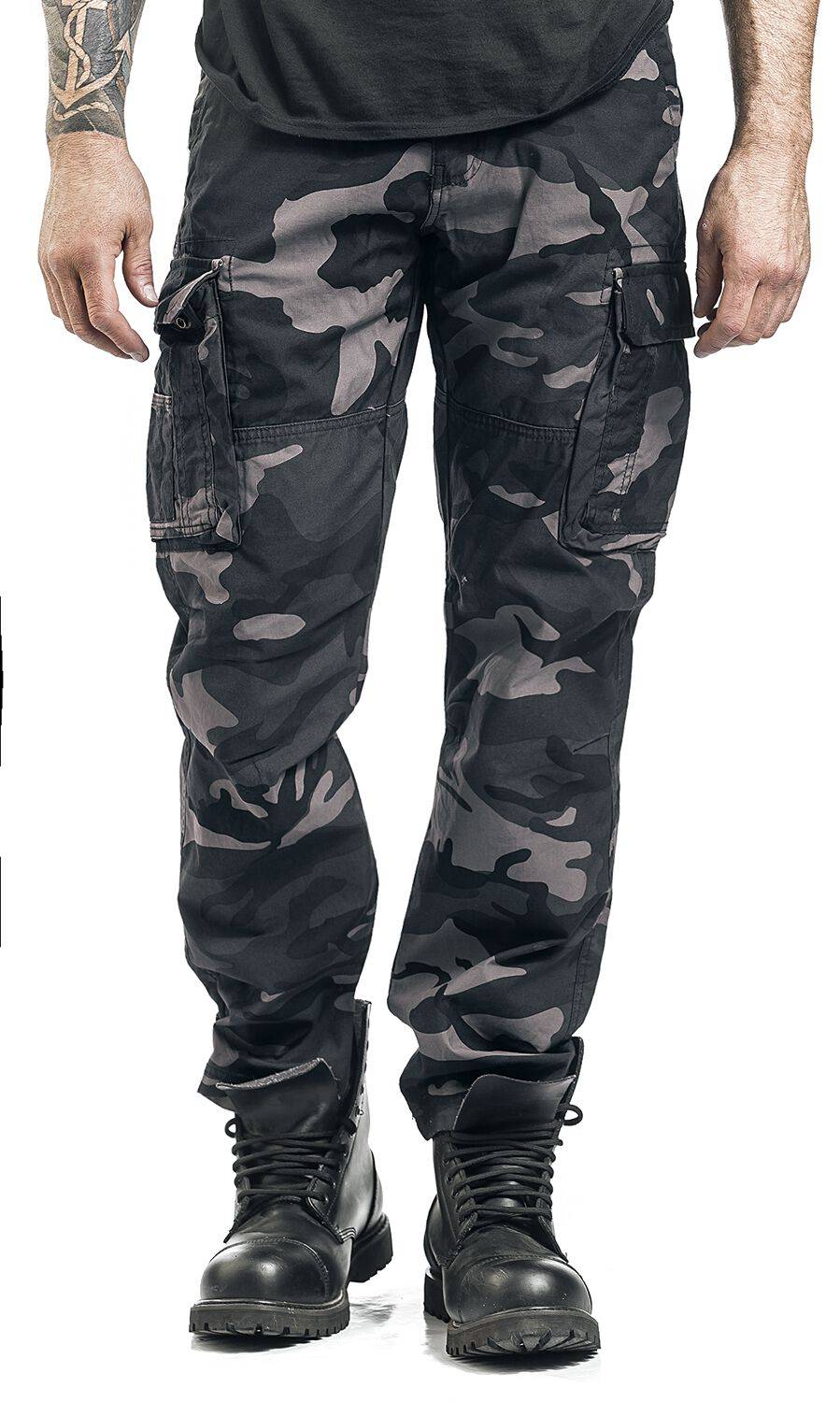 EMP "Reef Pants" Cargohose Darkcamo Von Vintage Industries
