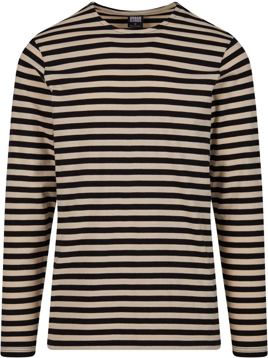 EMP "Regular Stripe LS" Langarmshirt schwarz/weiß von Urban Classics