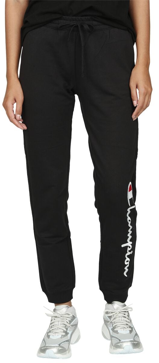 EMP "Rib Cuff Pants" Trainingshose Schwarz Von Champion