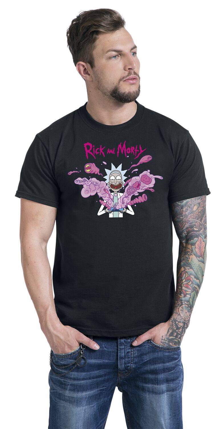 EMP "Rick - Explosion" T-Shirt Schwarz Von Rick And Morty
