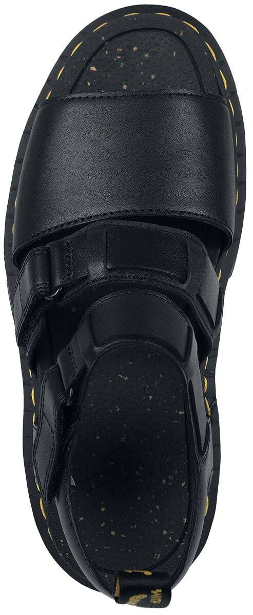 EMP "Ricki 3-Strap - Black Nappa Lux" Sandale Schwarz Von Dr. Martens