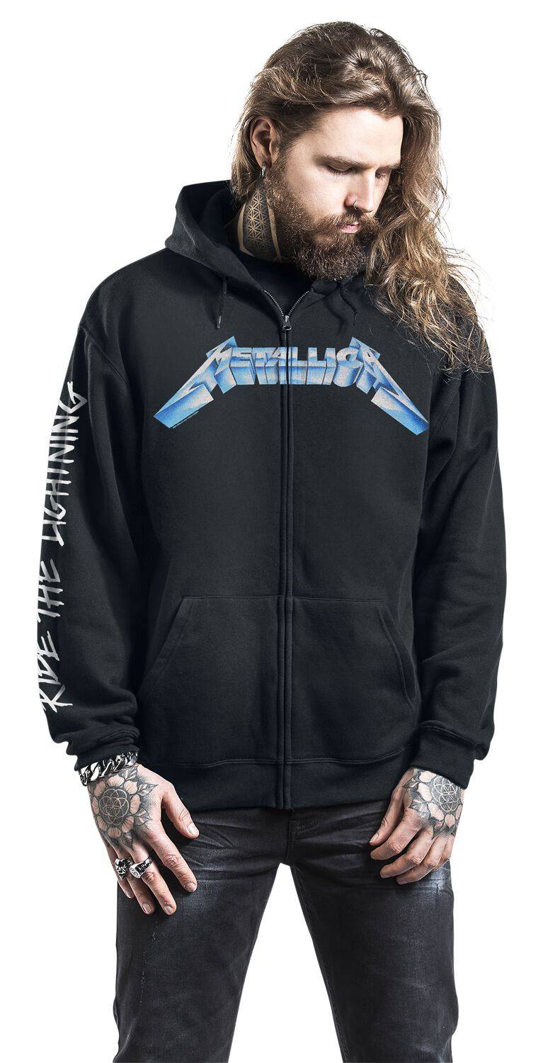 EMP "Ride The Lightning" Kapuzenjacke Schwarz Von Metallica