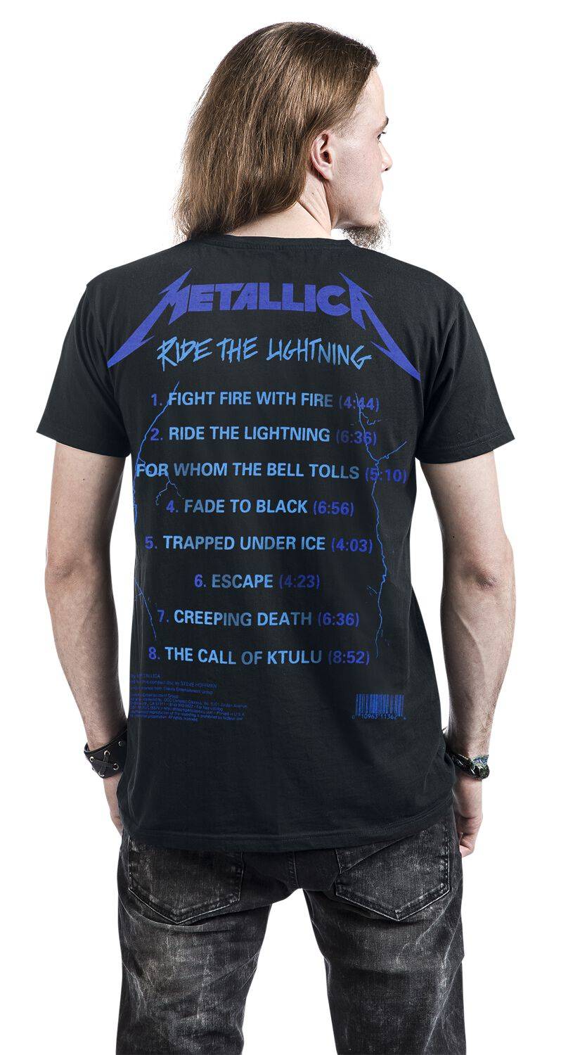 EMP "Ride The Lightning" T-Shirt Schwarz Von Metallica